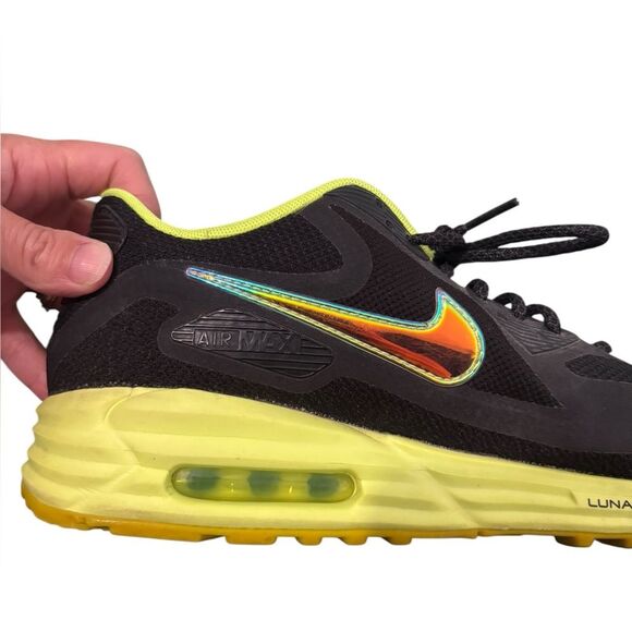 Nike Air Max LUNARLON Running Workout Sneaker Shoe Women Size 9 Style 631762 006 - Picture 11 of 13